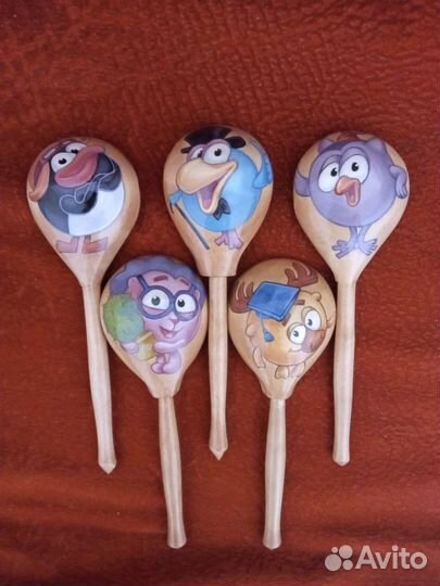 Ложки деревянные ручной росписи