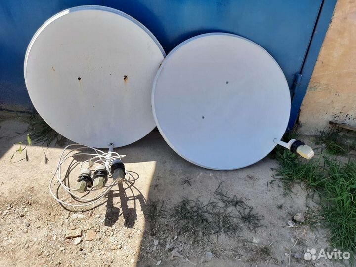 Антенна спутниковая+ ресивер+ DVD