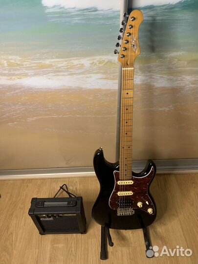 Электрогитара Jet + Комбо 10ватт + Аксессуары