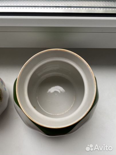 Сахарница и молочник Дулево