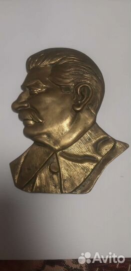 Бюст сталина бронза