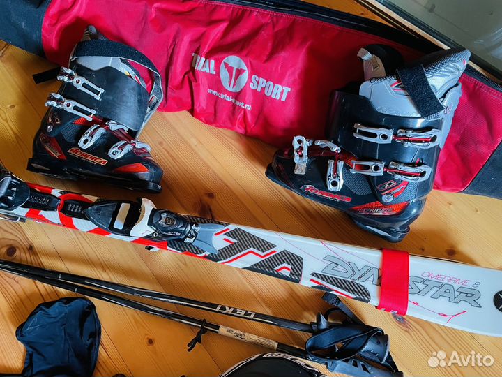 Горнолыжный комплект, горные лыжи