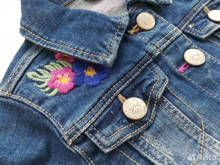 Новая джинсовка на рост 86/92 Германия хлопок