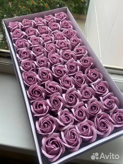 Мыльные розы для букетов