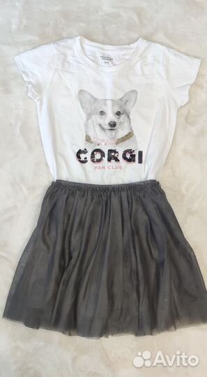 Летние вещи для девочки H&M рост 122-128