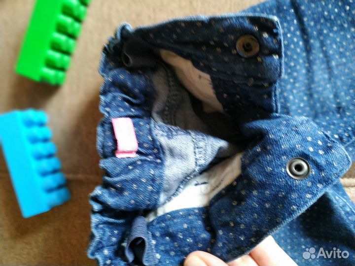 Джинсы на девочку, размер 74-82