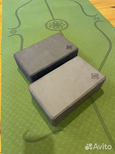 Коврик с блоками для йоги