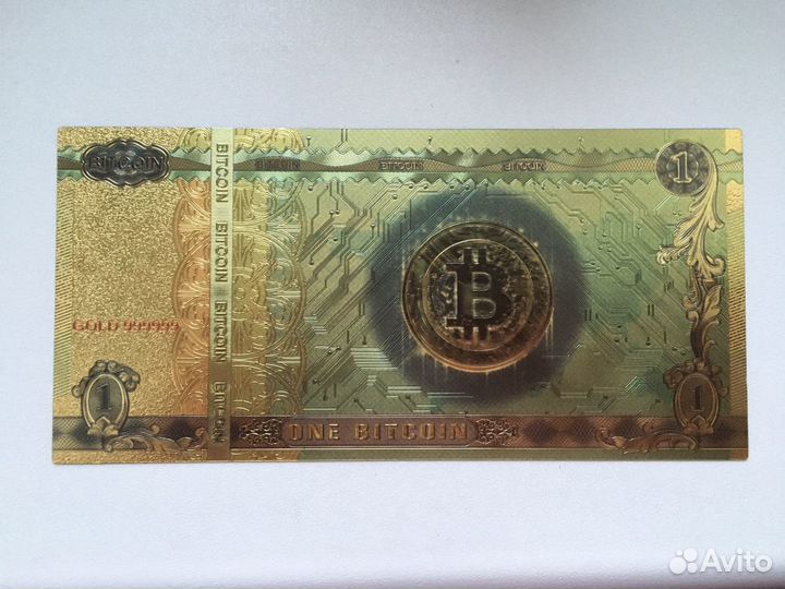 Купюра биткоин