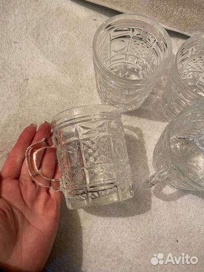 Кружки пивные хрусталь