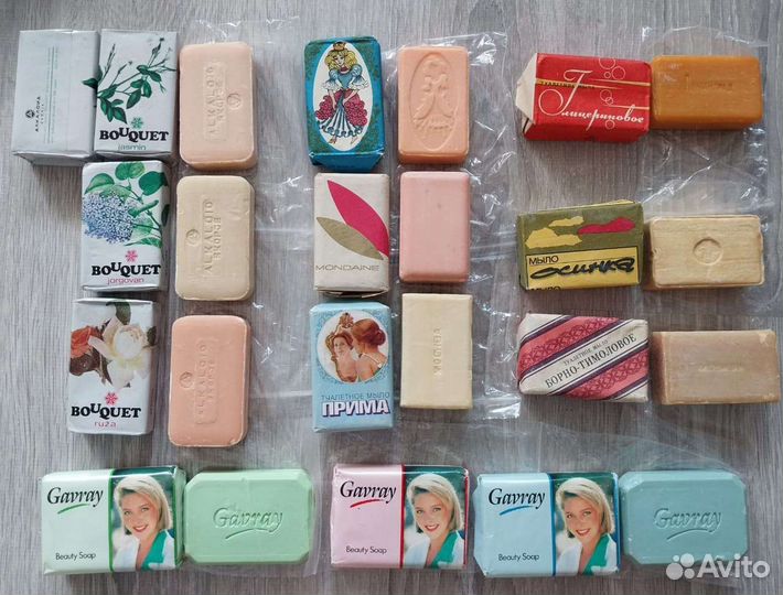 Мыло времён СССР коллекционное