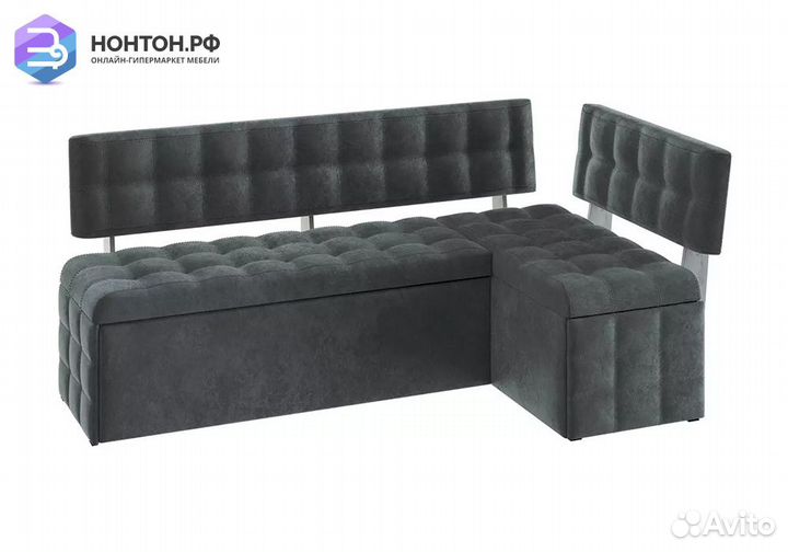 Кухонный уголок Манчестер-2 дуб крафт белый / микр