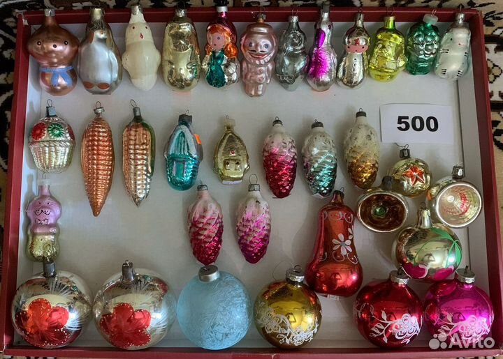 Елочные игрушки ссср, винтаж