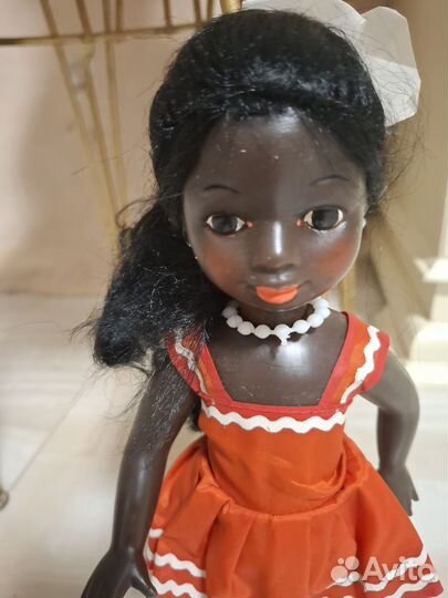 Кукла негритянка сип СССР