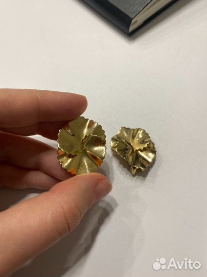 Винтажные серьги клипсы christian dior