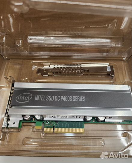SSD Intel P4608 6.4Тб PCIe Новые