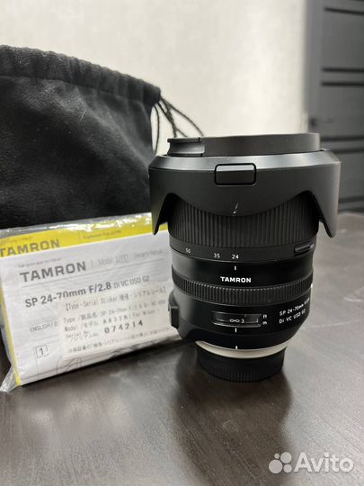 Объектив Tamron 24-70mm F/2.8 DI VC USD G2 Nikon F