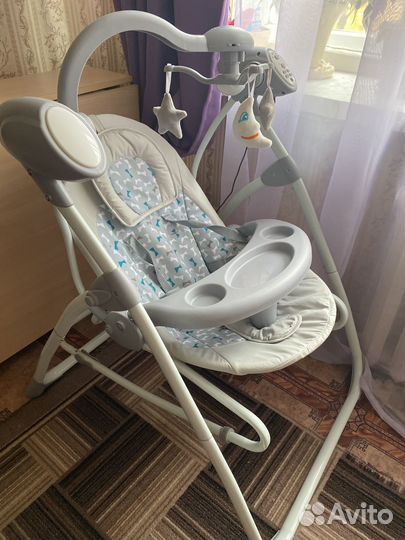 Детские электронные качели