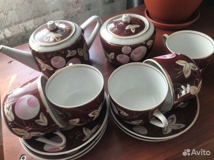 Чайный сервиз вербилки СССР