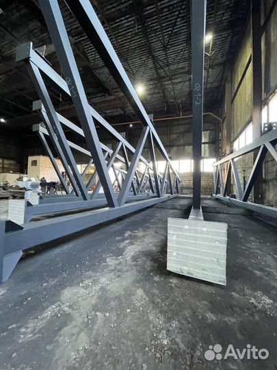 Каркас ангар под ключ. Собственное производство