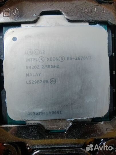 Xeon e5 2670 v3+Материнская плата+озу 16гб