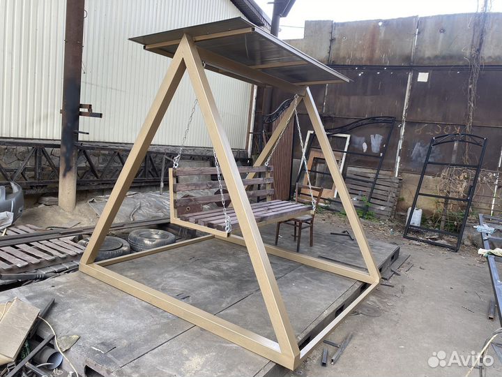 Садовые качели подвесные