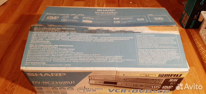 VCR DVD CD Плеер Sharp DV-NC230(RU)