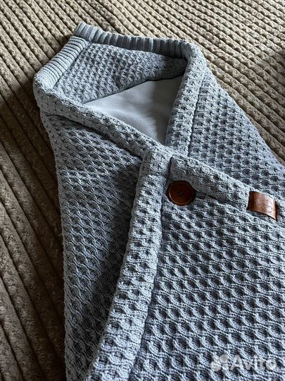 Конверт плед на выписку loomknits