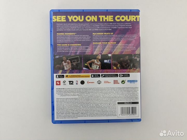 Nba 2k24 ps5 диск