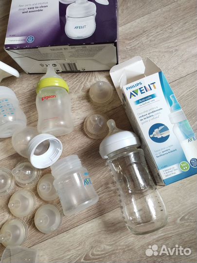 Молокоотсос ручной и бутылочки
