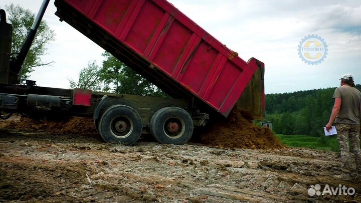 Грунт планировочный доставка от 100 кубов