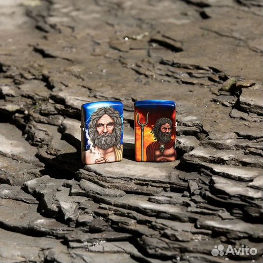 Зажигалка Zippo 49193 Greek God Clash Design