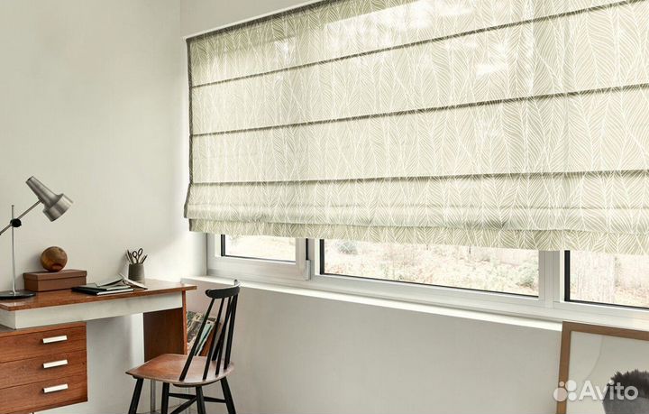 Римские шторы на электроприводе на заказ
