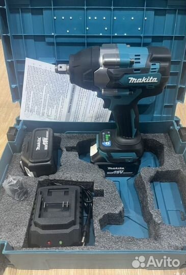 Гайковерт аккумуляторный makita 800нм/18вт