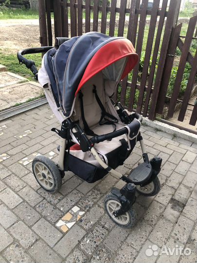 Коляска прогулочная с большими колесами