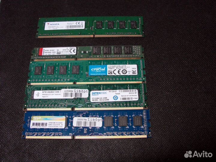 Оперативная память DDR3 4 gb 3 шт DDR4 8 gb