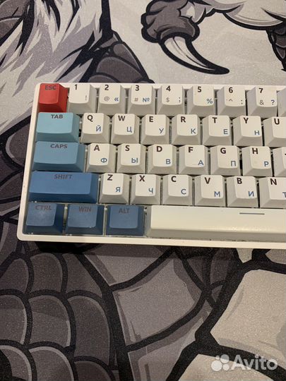 Механическая клавиатура gk61 optical gateron red