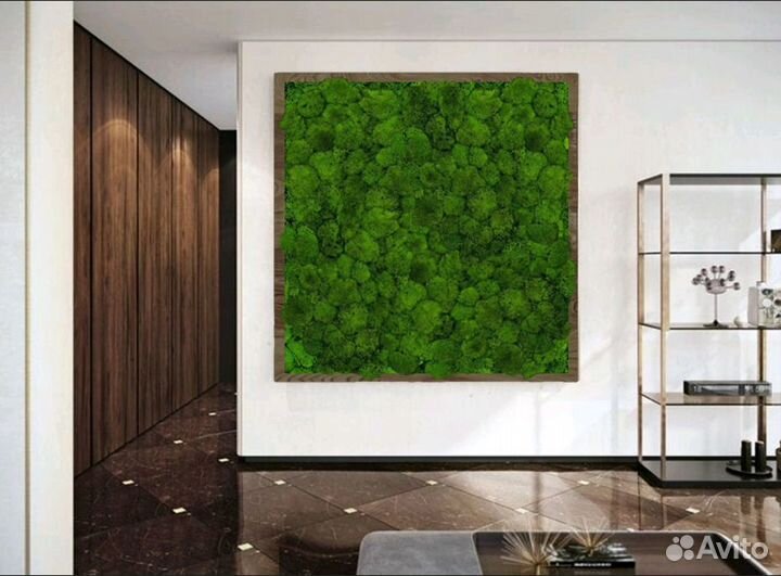 Панно из стабилизированного мха GardenGo