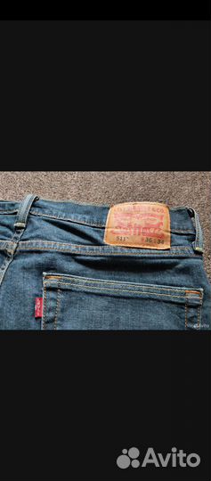 Шорты Levi's 511 джинсовые мужские 52 размер