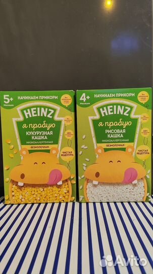 Детские каши безмолочные