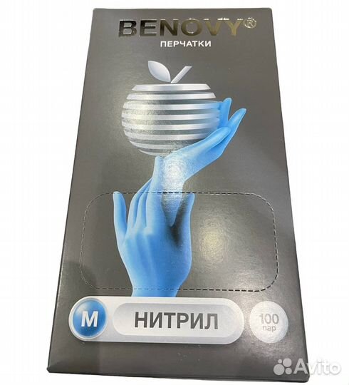 Перчатки нитриловые benovy