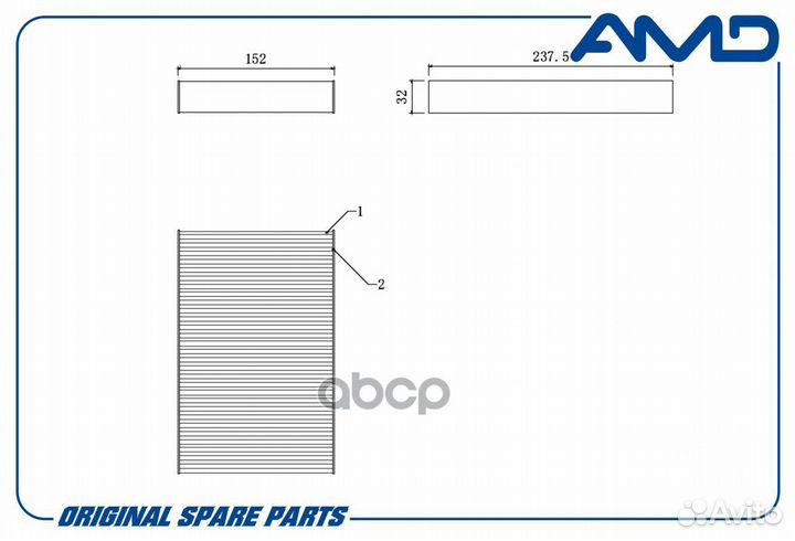 Фильтр салонный renault Fluence L30, 2010, nissan