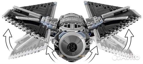 Lego Star wars75154сид-истребитель оригинал