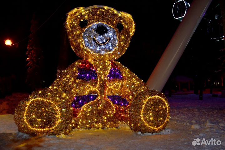 Светодиодные фигуры для уличного оформления