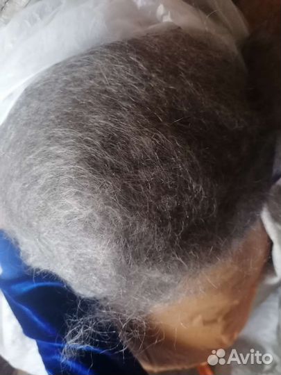 Пух козий чесаный