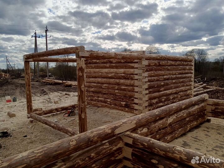 Сруб на баню