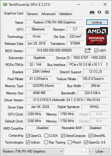 Игровой i5,RX480,SSD+HHD