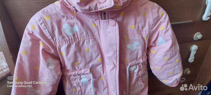 Куртка - пальто для девочки 92-98 р