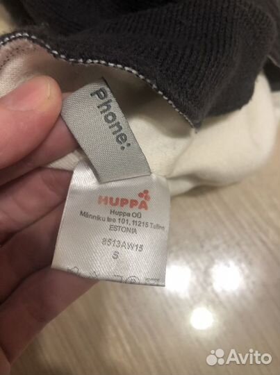 Шапка шлем с козырьком huppa s серый