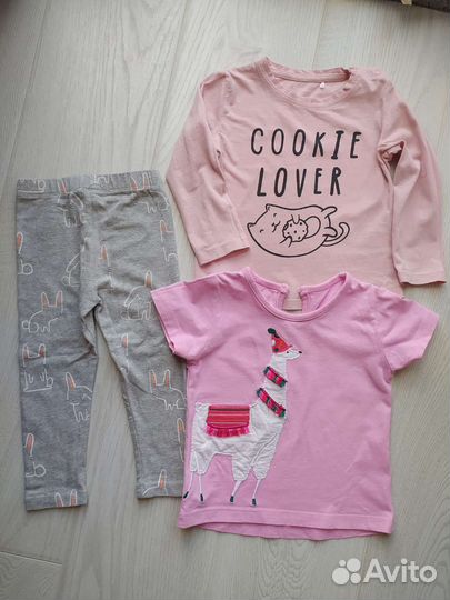 Вещи пакетом на девочку 92 98