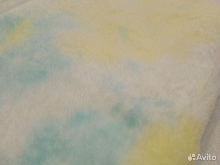 Утепленный плед двустороний с наполн.100см х 90